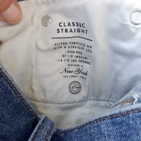 J. Crew Classic Straight Jeans Women's size 32 - Picture 10 of 11